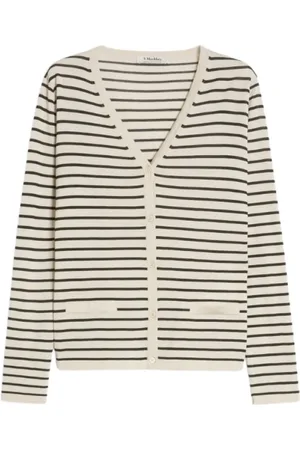 Max Mara Cardigans, female, , Size: L Cardigan with Contrast Edges