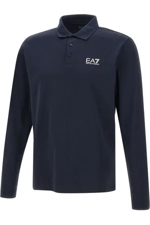 EA7 Polo Shirts, male, , Size: XL Polo Shirt with Logo Print