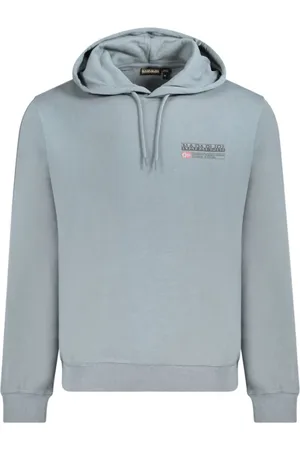 Napapijri Hoodies, male, , Size: L Iconic Print Long Sleeve Hoodie