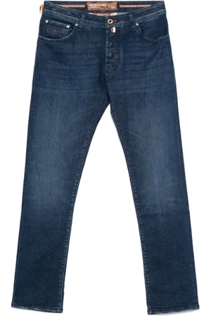 Jacob Cohen Slim-fit Jeans, male, , Size: W33 Indigo Classic Five Pocket Jeans