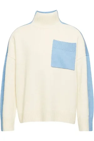 J.W.Anderson Turtlenecks, male, , Size: L Color Block Knit Sweater
