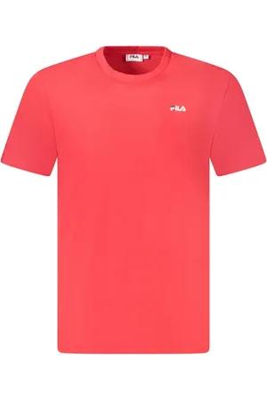 Fila T-Shirts, male, , Size: L Printed Crew Neck T-Shirt