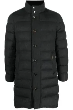 MOORER Parkas, male, , Size: 3XL Quilted Goose Down Coat with Detachable Vest