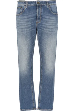 PT Torino Slim-fit Jeans, male, , Size: W32 Denim Cotton Jeans for Man