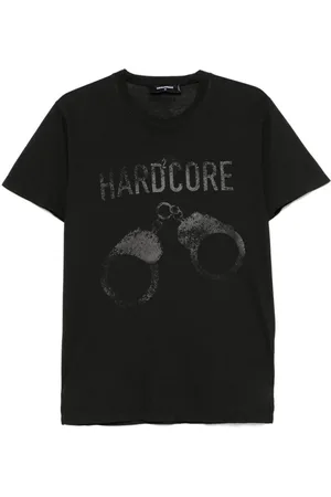 Dsquared2 T-Shirts, male, , Size: XL Logo Print Crew Neck Shirt