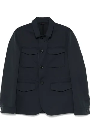Peuterey Light Jackets, male, , Size: S Coats with Button Fastening Pockets