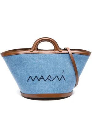 Marni Handbags, female, , Size: ONE SIZE Cerulean Open Top Shoulder Bag