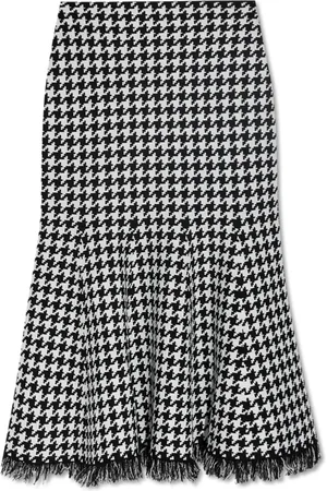 Alexander McQueen Midi Skirts, female, , Size: S Patterned skirt