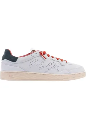 P448 Sneakers, male, , Size: 9 US Leather Sneakers with Rubber Sole