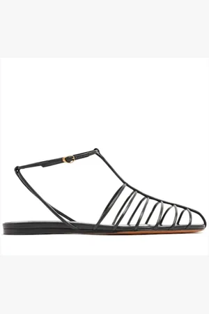 Proenza Schouler Flat Sandals, female, , Size: 10 US Leather Cage Sandals