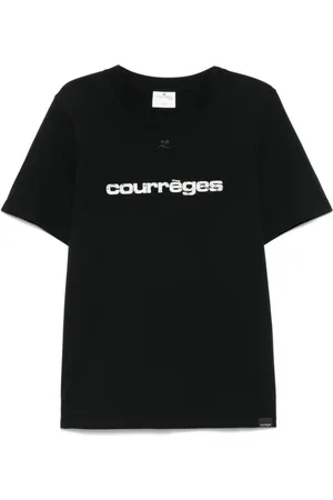Courrèges T-Shirts, male, , Size: M Crew Neck T-shirts and Polos
