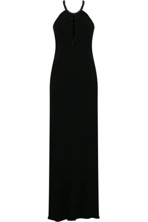 オールインワン・サロペット Max Mara Pleated Halter Neck Dress Max Mara halter-neck Pleated Dress | Black | FARFETCH