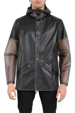 Rains Rain Jackets, male, , Size: XL Unlined Waterproof Jacket with Hood