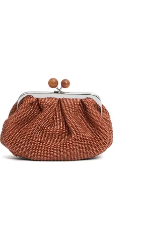 Max Mara Clutches, female, , Size: ONE SIZE Raffia Mini Pastry Bag