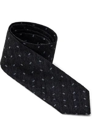 Jil Sander Ties, male, , Size: ONE SIZE Silk Jacquard Tie with Micro Polka Dots