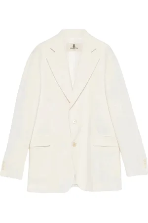 BARENA Blazers, female, , Size: 2XS Buttoned viscose jacket with pocket flaps