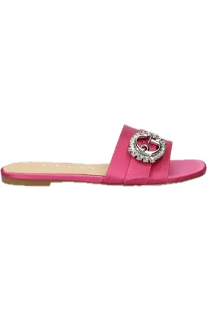 Guess Sliders, female, , Size: 7 US Cotton Sandals