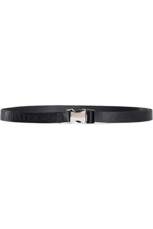 MASTERMIND Belts, male, , Size: L Blackweb Logo Jacquard Adjustable Belt