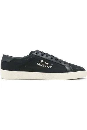 Saint Laurent Sneakers, male, , Size: 6 US Court Classic Sl/06 Embroidered Sneakers