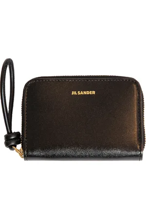 Jil Sander Wallets & Cardholders, female, , Size: ONE SIZE Embossed Wallet with Zip Closure