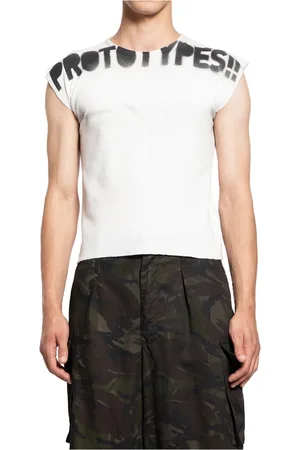 PROTOTYPES Sleeveless Tops, male, , Size: L Waffle Muscle Tee