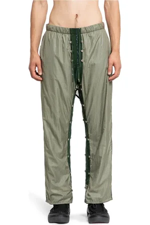 CRAIG GREEN Straight Trousers, male, , Size: S Striped Layered Shell Trousers