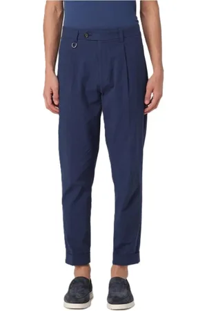 Paolo Pecora Slim-fit Trousers, male, , Size: L Stylish Men