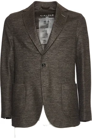 Circolo Blazers, male, , Size: L Elegant Marrone Jacket