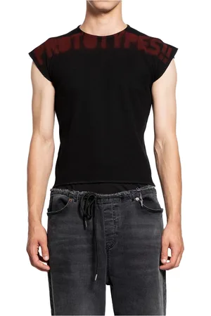PROTOTYPES Sleeveless Knitwear, male, , Size: S Waffle Muscle Tee Shirt