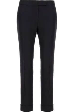 Thom Browne Slim-fit Trousers, female, , Size: 3XS Stylish Pants
