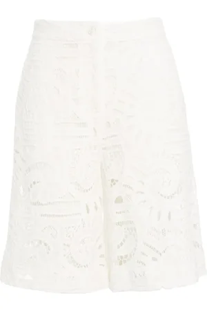 Kaos Long Shorts, female, , Size: XS Bermuda with Perforated Embroidery