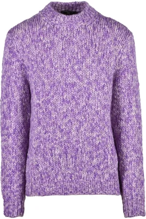 Daniele Fiesoli Round-neck Knitwear, male, , Size: L Wool Knit Sweater