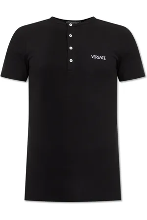 VERSACE T-Shirts, male, , Size: 2XL Lingerie T-shirt with embroidered logo