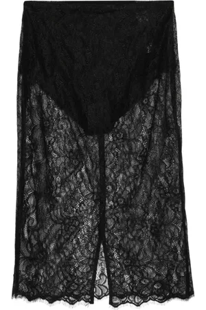 Elisabetta Franchi Midi Skirts, female, , Size: S Elegant Nero Skirt for Women