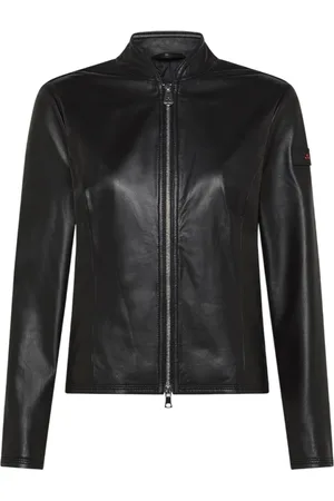 Peuterey Leather Jackets, female, , Size: XS Biker Leather Jacket Women
