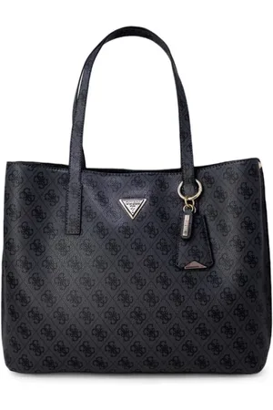 Guess Shoulder Bags, female, , Size: ONE SIZE Grey Polyethylene Handbag