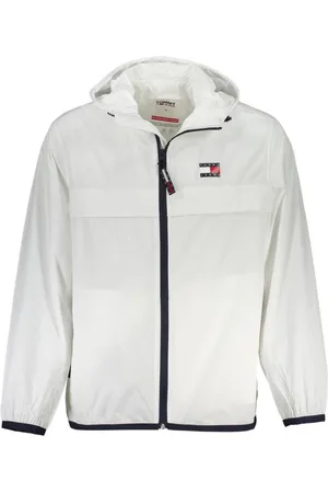 Tommy Hilfiger Light Jackets, male, , Size: 2XL Sports Waterproof Jacket with Long Sleeves and Hood