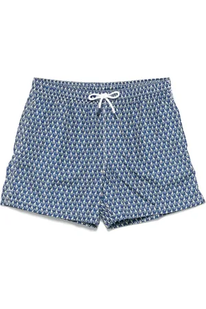 FEDELI Beachwear, male, , Size: S Navy Beachwear Drawstring Shorts