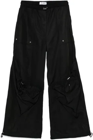 The Attico Wide Trousers, female, , Size: S Wide-Leg Pants With Pockets