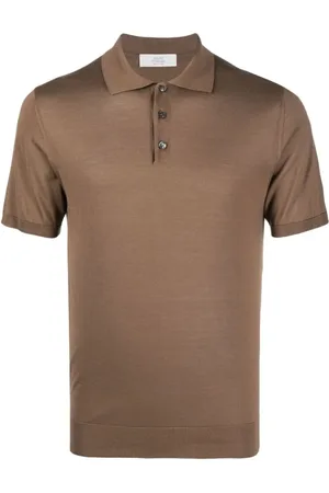 Mauro Ottaviani Polo Shirts, male, , Size: XL Barley Silk Polo Shirt