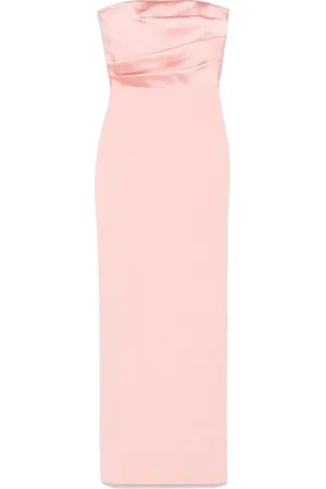 Solace Party Dresses, female, , Size: XS Peach Sleeveless Dress with Slit