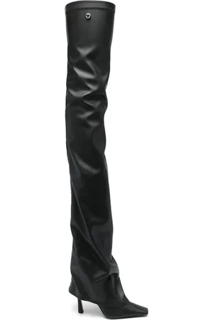 The Attico Over-knee Boots, female, , Size: 7 US Pointed Toe Stiletto Heels