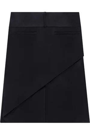 Courrèges Short Skirts, female, , Size: S Belted Asymmetric Hem Skirt