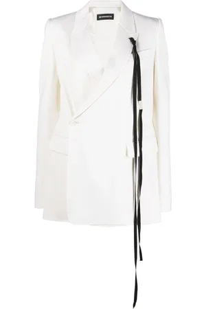 ANN DEMEULEMEESTER Blazers, female, , Size: 2XS Virgin Wool Wrap Blazer