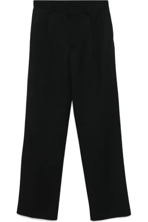 LARDINI Straight Trousers, male, , Size: L Belted Trousers with Pockets