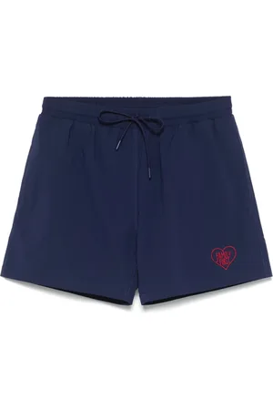 Family First Beachwear, male, , Size: S Navy Beachwear Drawstring Shorts