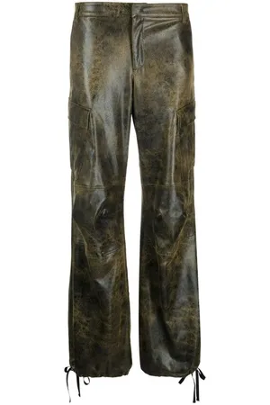 Andamane Straight Trousers, female, , Size: 2XS Distressed Black Khaki Drawstring Pants