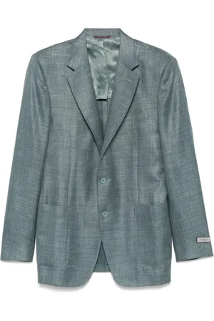 CANALI Blazers, male, , Size: 3XL Buttoned Jacket with Pockets