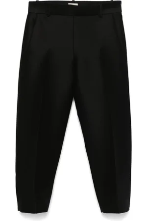 Khaite Cropped Trousers, female, , Size: XS Side Zip Pants