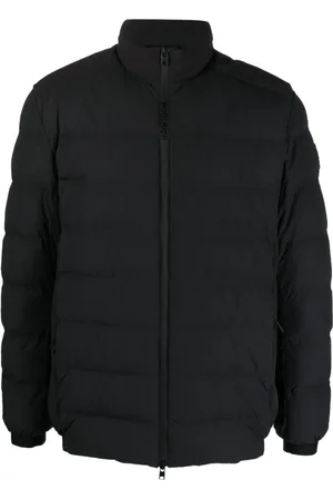 Woolrich Down Jackets, male, , Size: 2XL Quilted Padded Jacket with Logo Patch